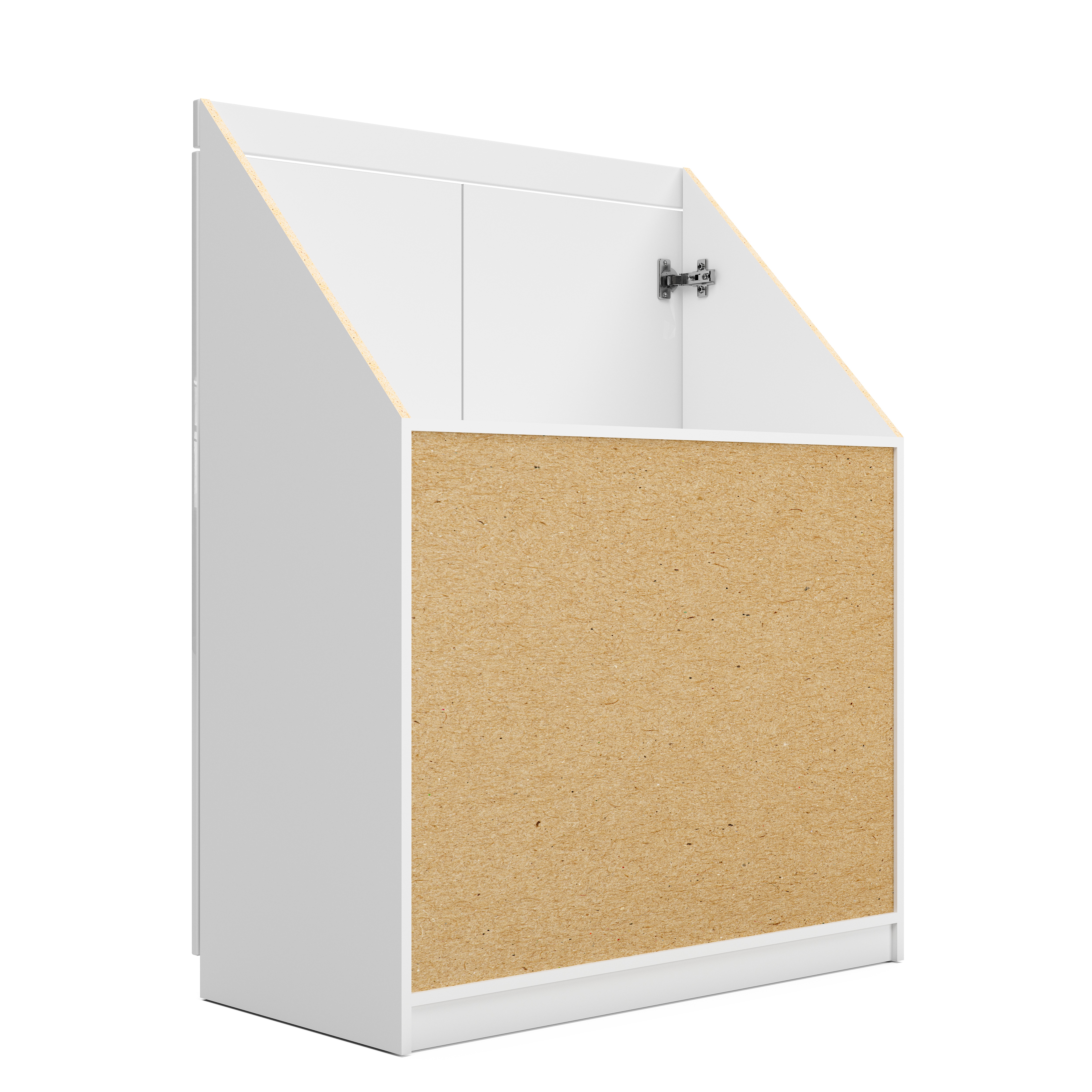 Drempelschrank nach Maß 2-türig – Individuell konfigurierbarer Dachschrägenschrank | Maßanfertigung für Drempel, Nischen & Dachschrägen | Perfekter Stauraum | Made in Germany