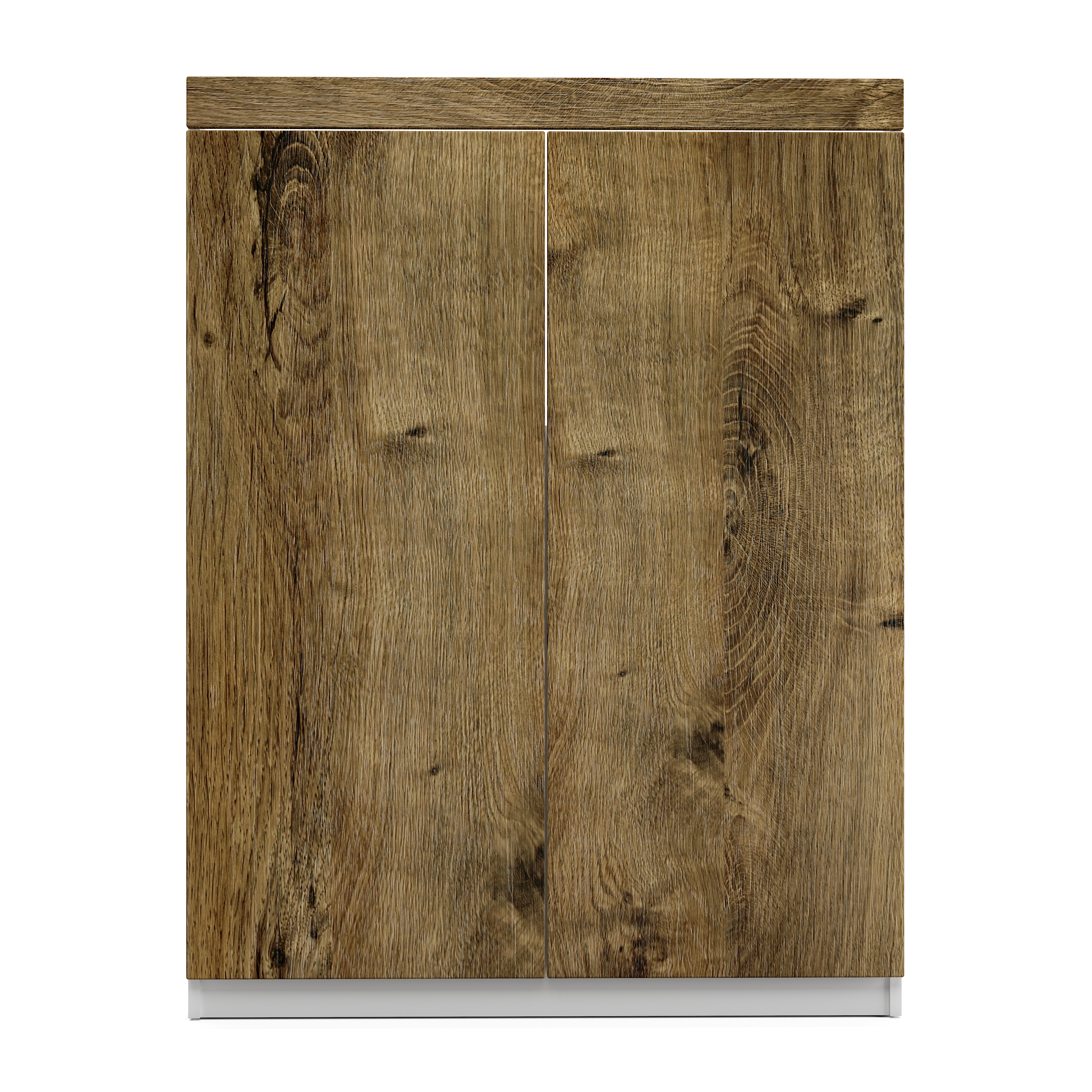 Drempelschrank nach Maß 2-türig – Individuell konfigurierbarer Dachschrägenschrank | Maßanfertigung für Drempel, Nischen & Dachschrägen | Perfekter Stauraum | Made in Germany