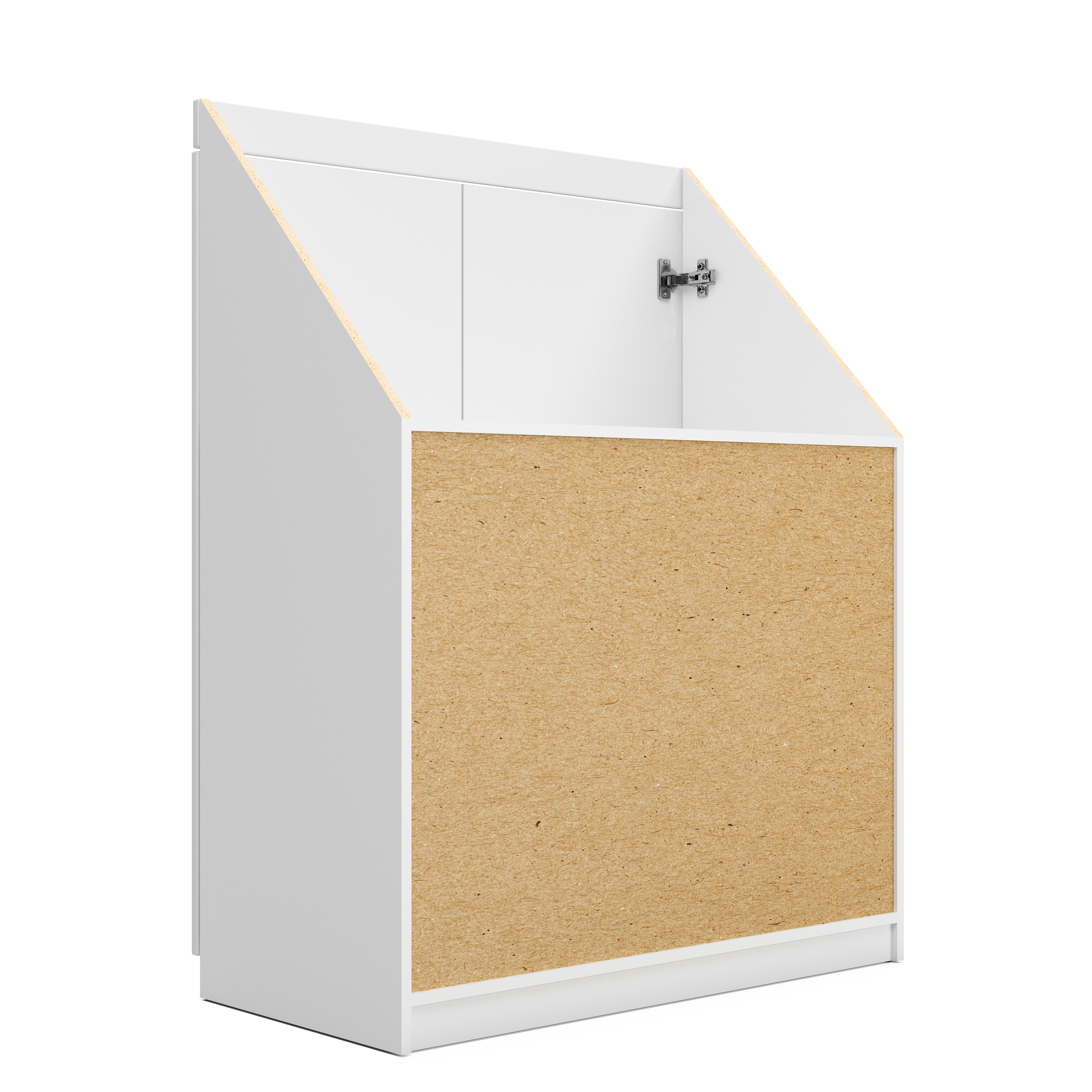 Drempelschrank nach Maß 2-türig – Individuell konfigurierbarer Dachschrägenschrank | Maßanfertigung für Drempel, Nischen & Dachschrägen | Perfekter Stauraum | Made in Germany